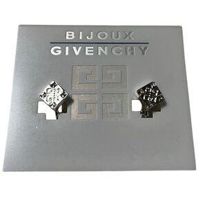 Givenchy Silver Geometric Earrings